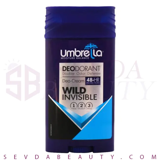umbrella wild invisible deodorant مام صابونی ضد تعریق زنانه آمبرلا WILD INVISIBLE حجم 90 گرم
